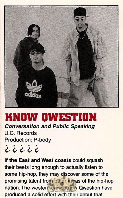 Know Qwestion - Conversation And Public Speaking: Cassette Tape